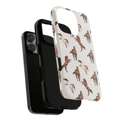 Wild Mustang Horse Pattern Phone Case – Stylish, Protective & Eco-Friendly - JGUS
