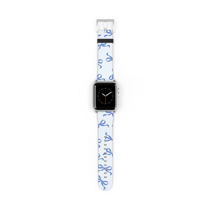 Vintage Blue Bow Apple Watch Band - JGUS