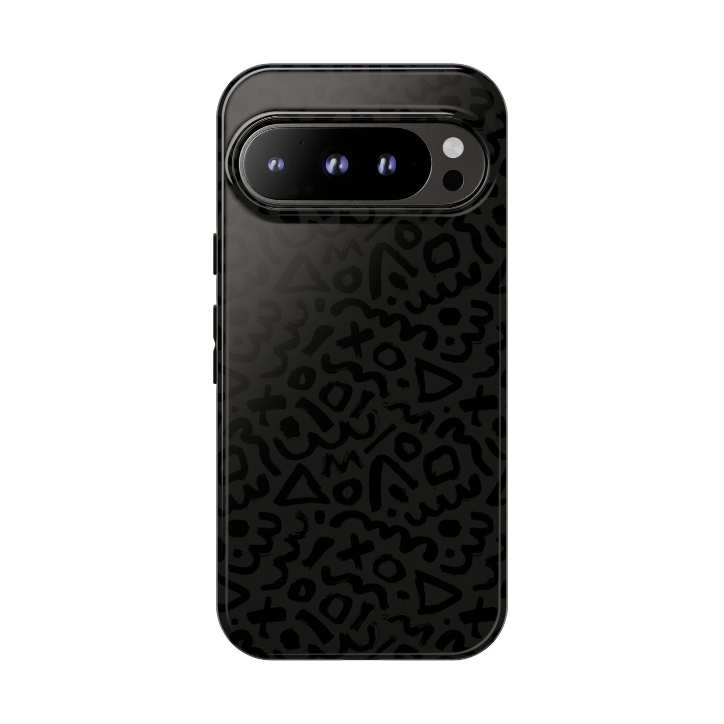 Retro Geometric Vibes Phone Case – 80s 90s Vintage Abstract Pattern for iPhone & Samsung - JGUS