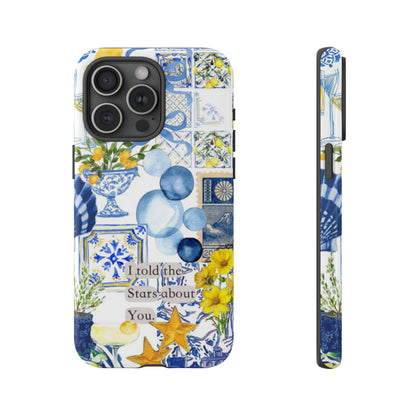 Lemon summertime collage Phone Case