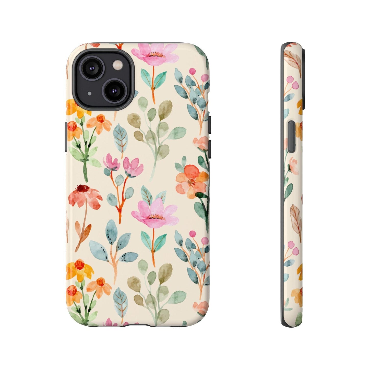 Petal Splash Watercolor Symphony Phone Case