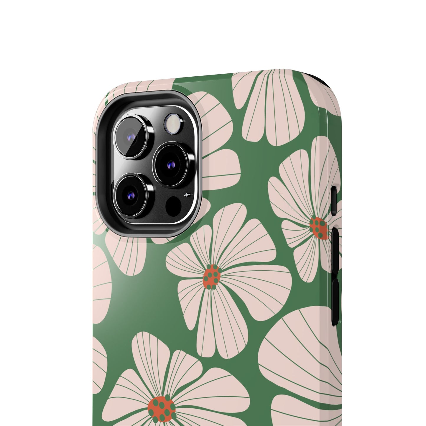 Retro Floral Abstract Phone Case – Vintage 70s & 80s Aesthetic for iPhone & Samsung