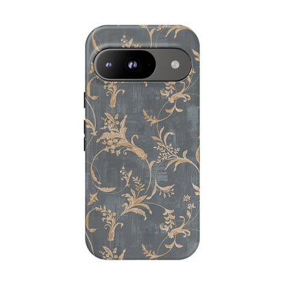 Old-Fashioned Flower Phone Case – Aesthetic Protective Cover for iPhone & Samsung - JGUS