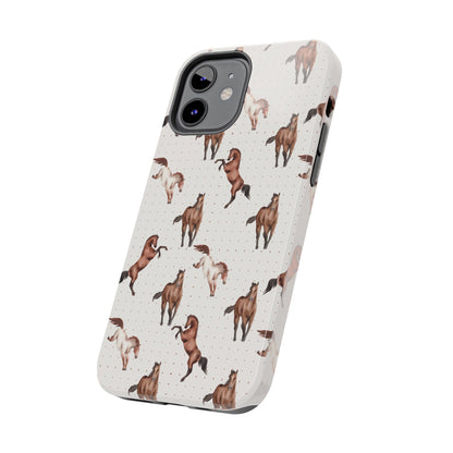 Wild Mustang Horse Pattern Phone Case – Stylish, Protective & Eco-Friendly