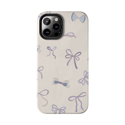 Coquette Pattern Ribbon bow Phone Case iPhone