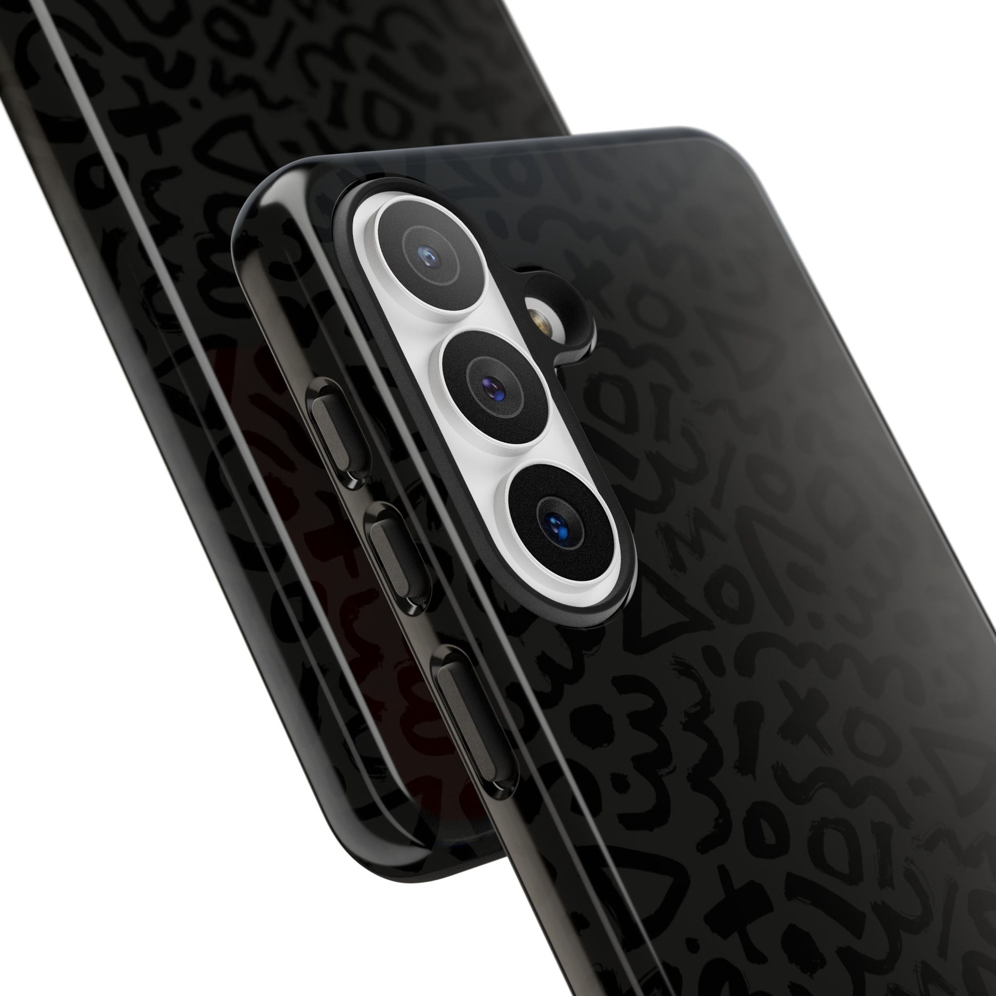 Retro Geometric Vibes Phone Case – 80s 90s Vintage Abstract Pattern for iPhone & Samsung - JGUS