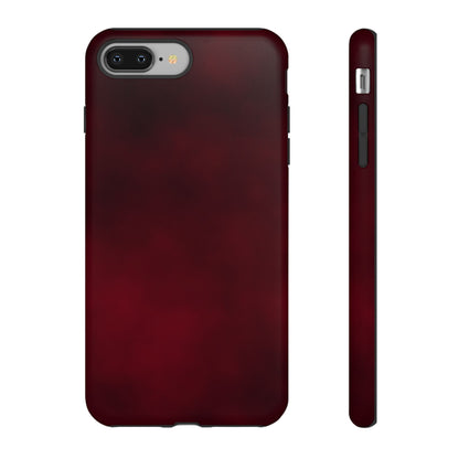 Vintage Burgundy Cherry Phone Case – Elegant Floral Design for iPhone 17 & Samsung Galaxy | Tough Protective Cover - JGUS