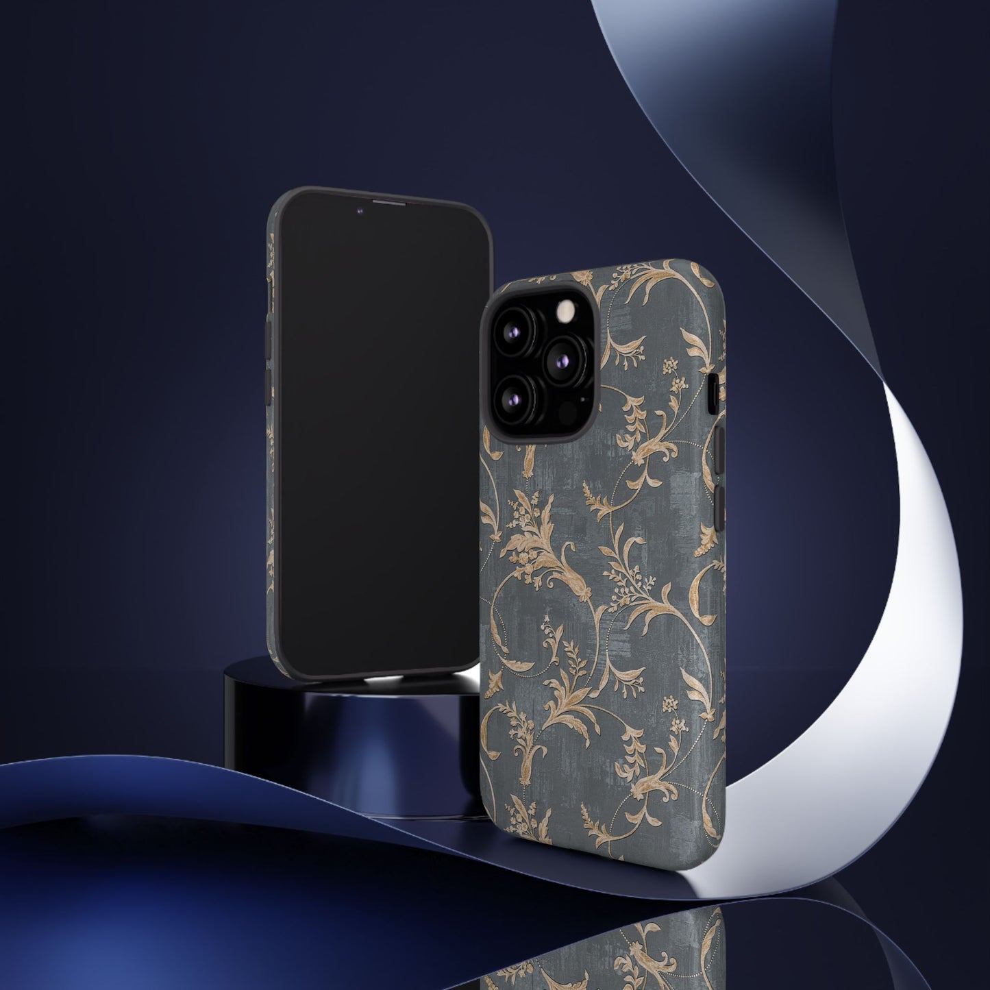 Old-Fashioned Flower Phone Case – Aesthetic Protective Cover for iPhone & Samsung - JGUS