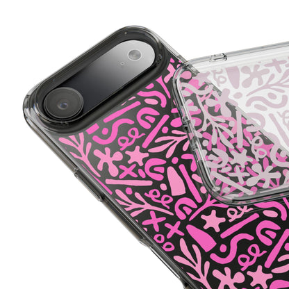 Abstract Vibes Clear Phone Case