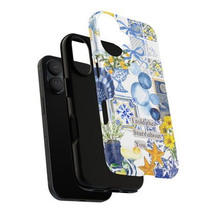 Lemon summertime collage Phone Case