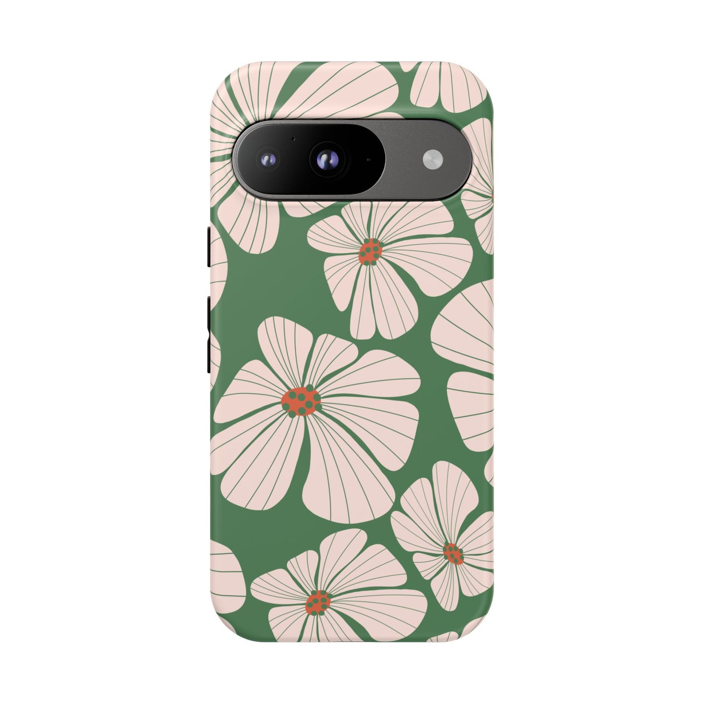 Retro Floral Abstract Phone Case – Vintage 70s & 80s Aesthetic for iPhone & Samsung - JGUS