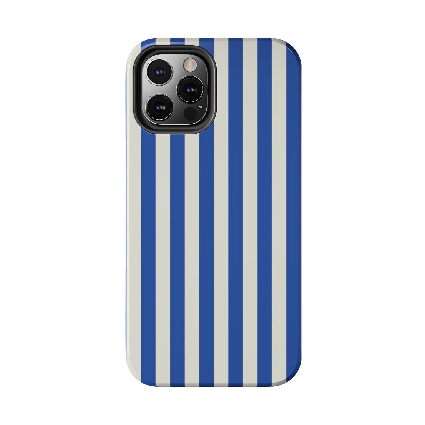 Blue White Striped Phone Case