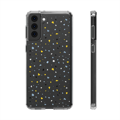 Terrazzo Chic Clear Phone Cases