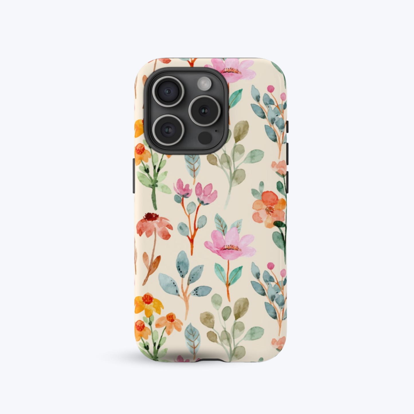 Petal Splash Watercolor Symphony Phone Case