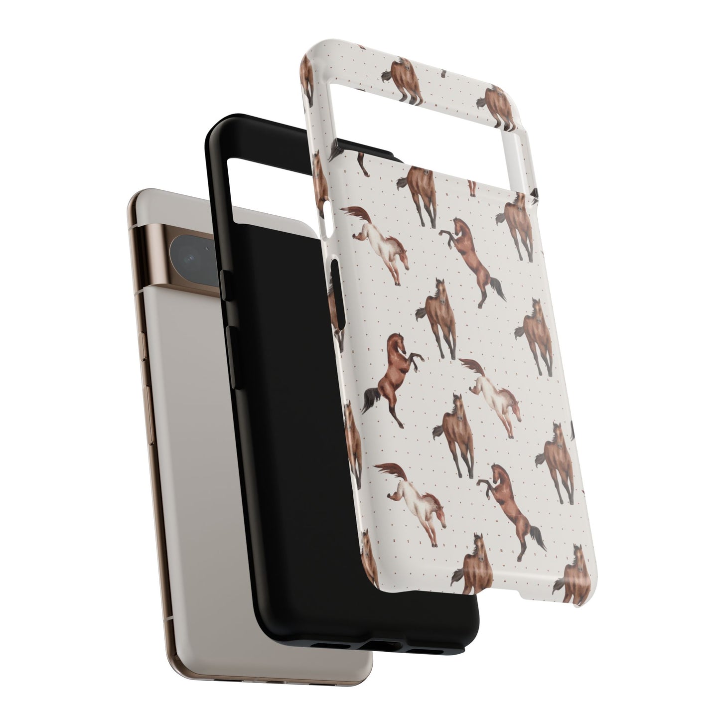 Wild Mustang Horse Pattern Phone Case – Stylish, Protective & Eco-Friendly - JGUS