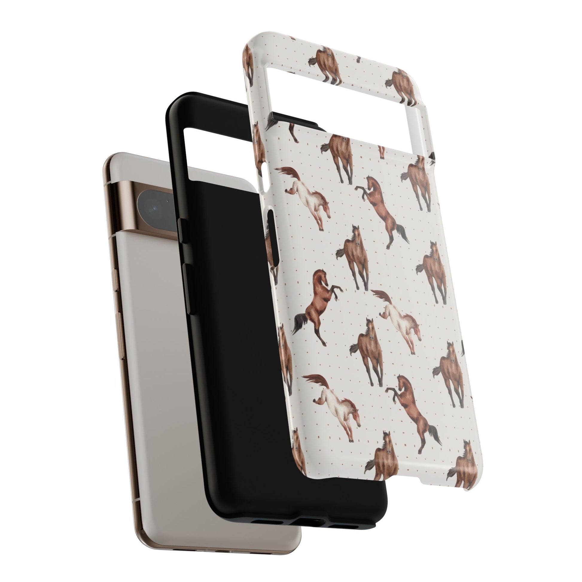 Wild Mustang Horse Pattern Phone Case – Stylish, Protective & Eco-Friendly - JGUS