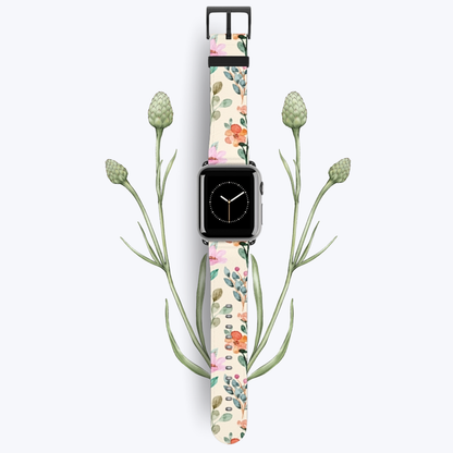 Petal Splash Watercolor Symphony Apple Watch Band