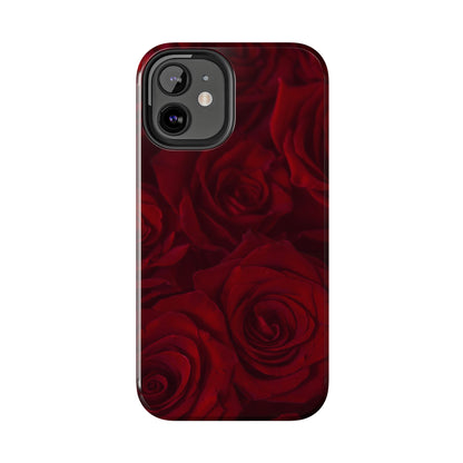 Velvet Rose - Burgundy Floral Phone Case