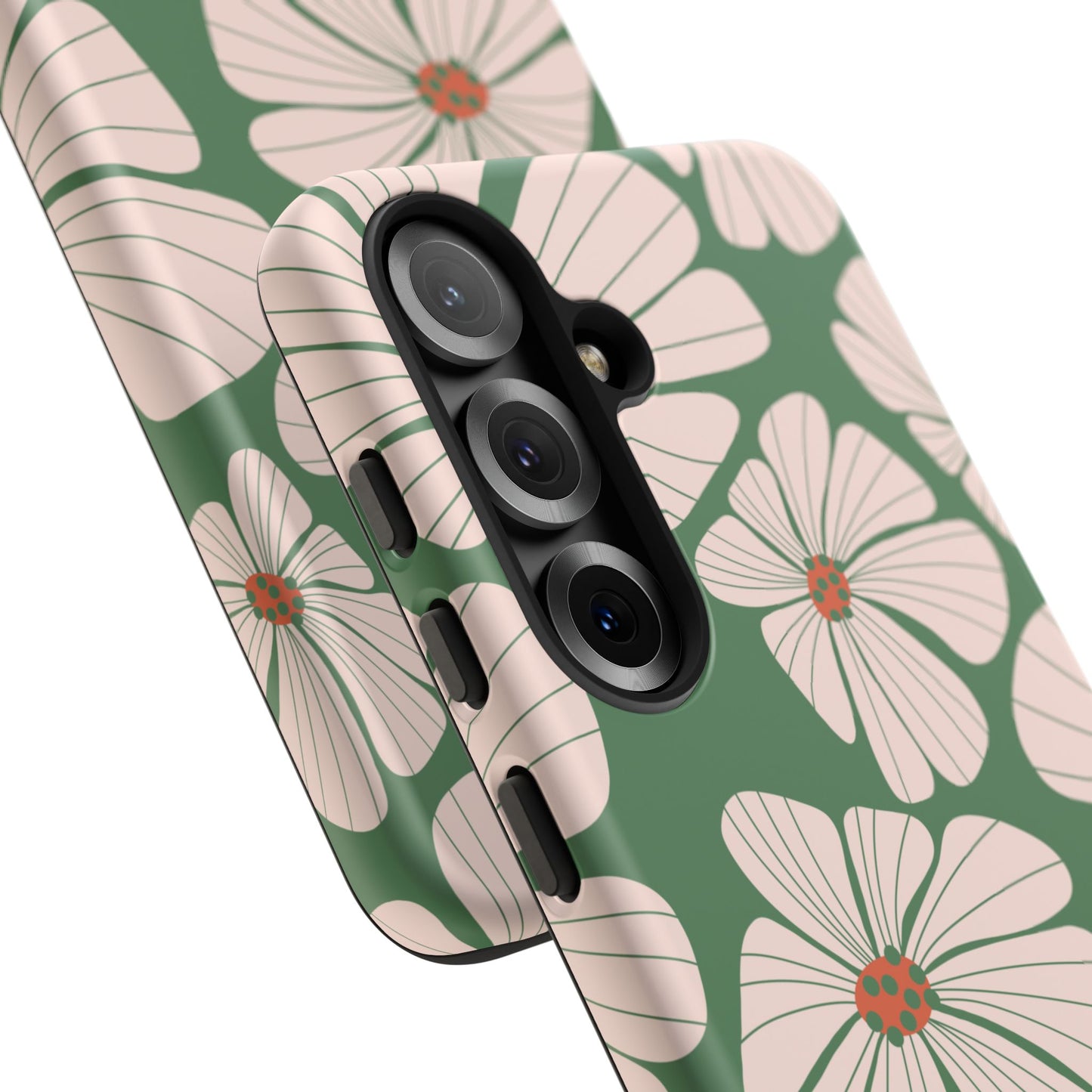 Retro Floral Abstract Phone Case – Vintage 70s & 80s Aesthetic for iPhone & Samsung - JGUS