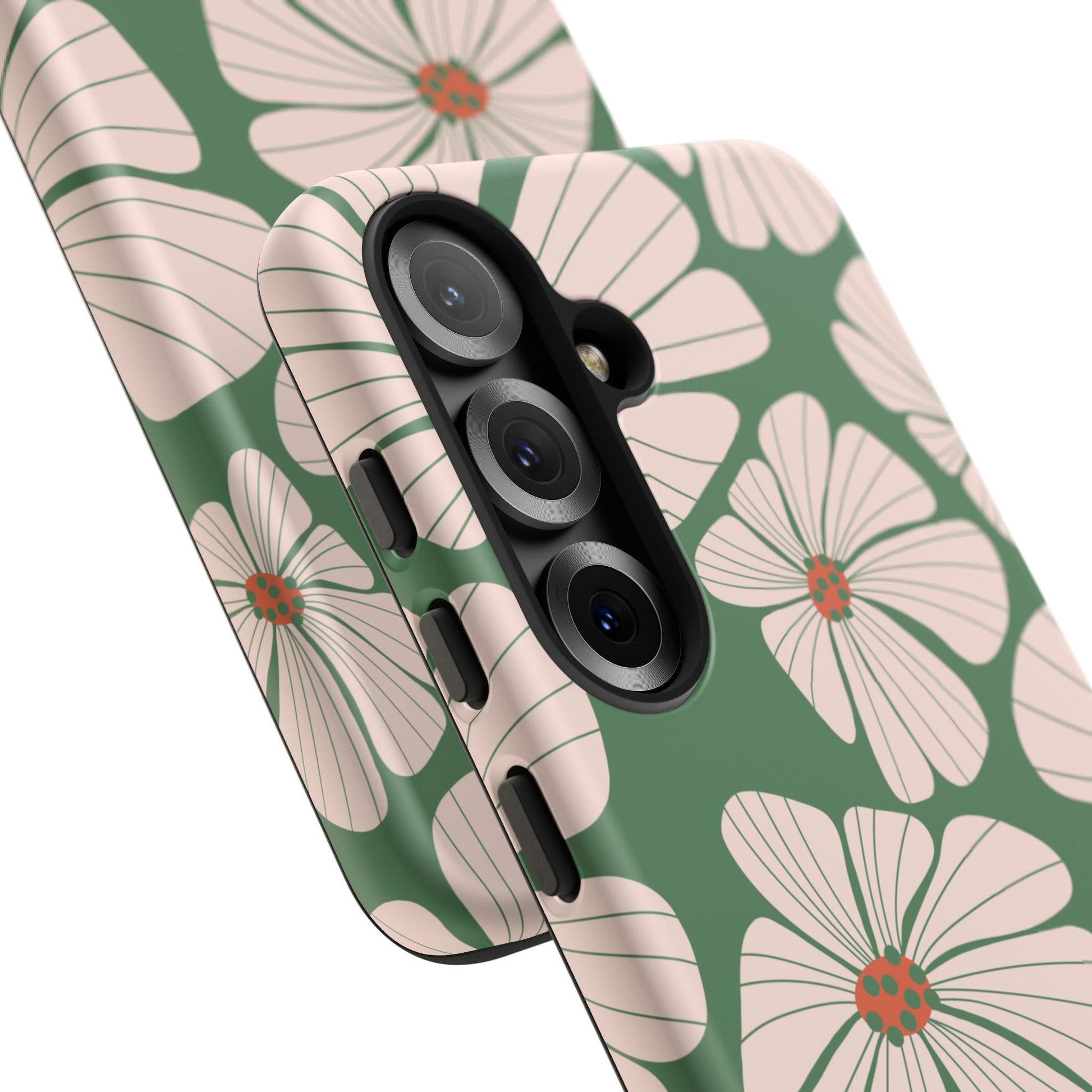 Retro Floral Abstract Phone Case – Vintage 70s & 80s Aesthetic for iPhone & Samsung - JGUS