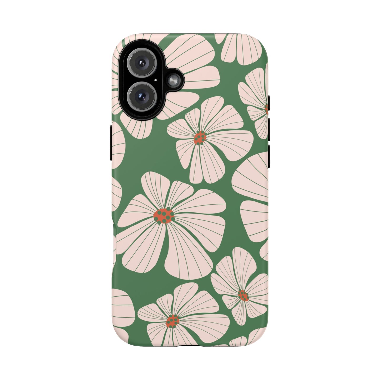 Retro Floral Abstract Phone Case – Vintage 70s & 80s Aesthetic for iPhone & Samsung - JGUS