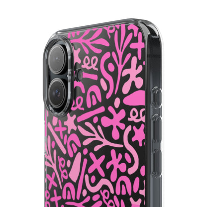 Abstract Vibes Clear Phone Case