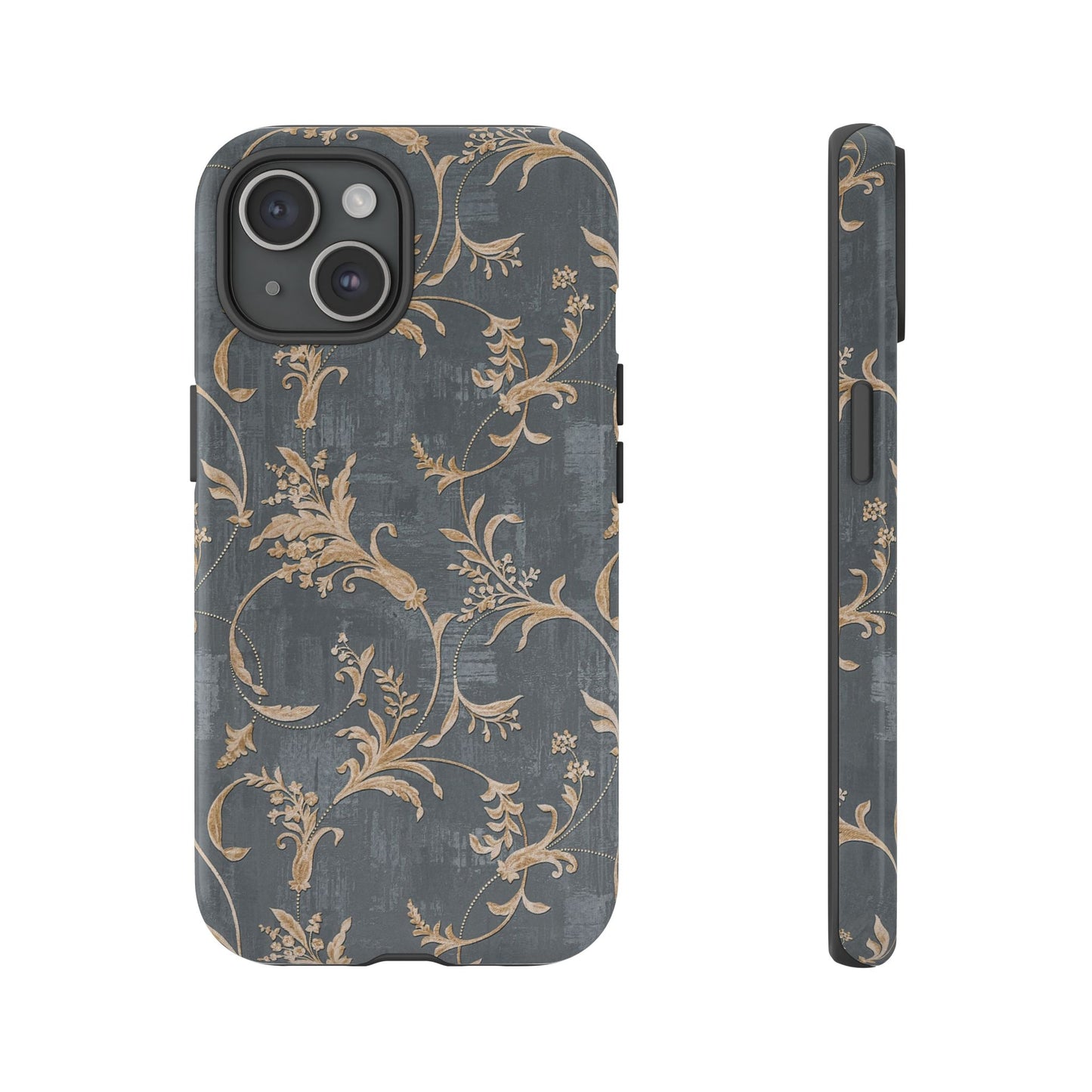 Old-Fashioned Flower Phone Case – Aesthetic Protective Cover for iPhone & Samsung - JGUS