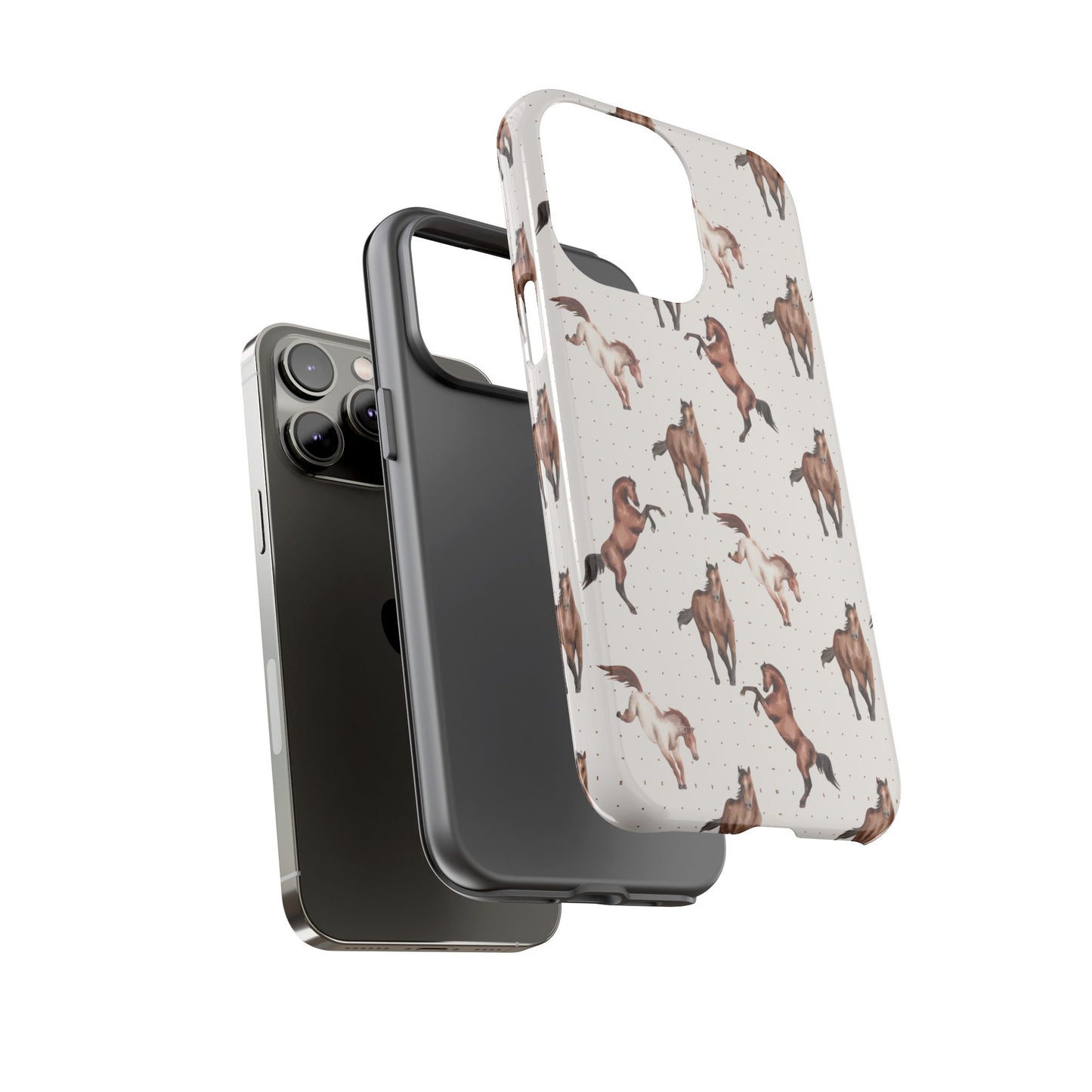 Wild Mustang Horse Pattern Phone Case – Stylish, Protective & Eco-Friendly - JGUS