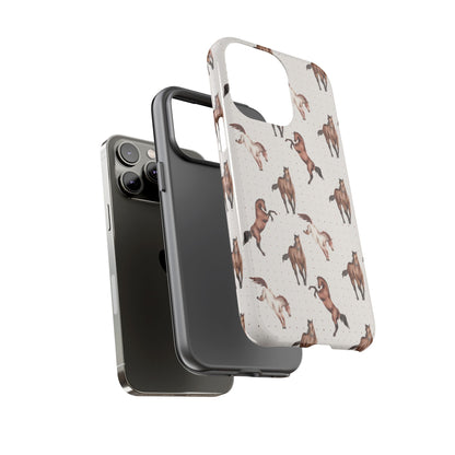 Wild Mustang Horse Pattern Phone Case – Stylish, Protective & Eco-Friendly - JGUS