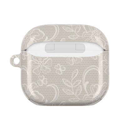 Vintage Floral Lace Shockproof & Scratch-Resistant AirPods Case – Wireless Charging Compatible