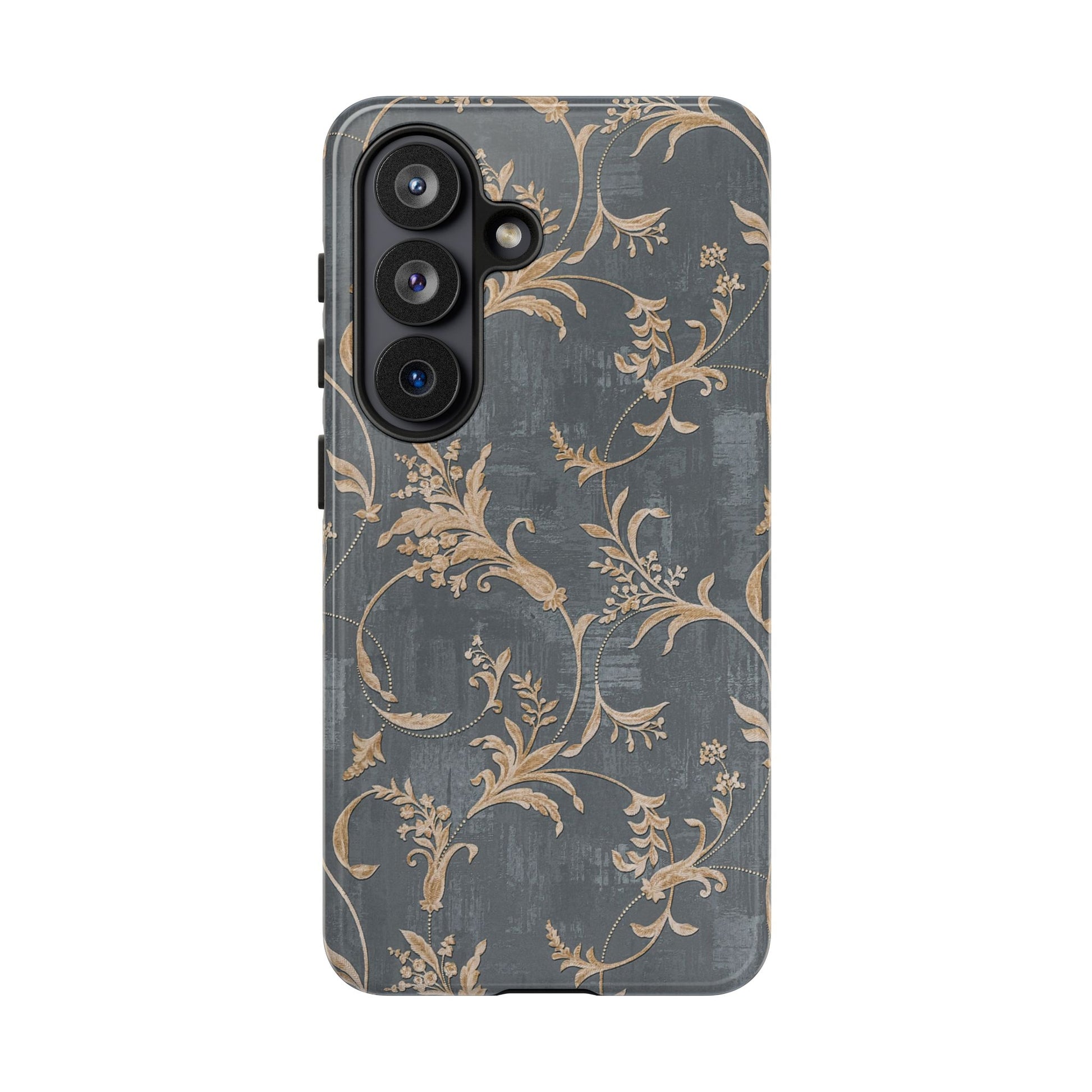 Old-Fashioned Flower Phone Case – Aesthetic Protective Cover for iPhone & Samsung - JGUS
