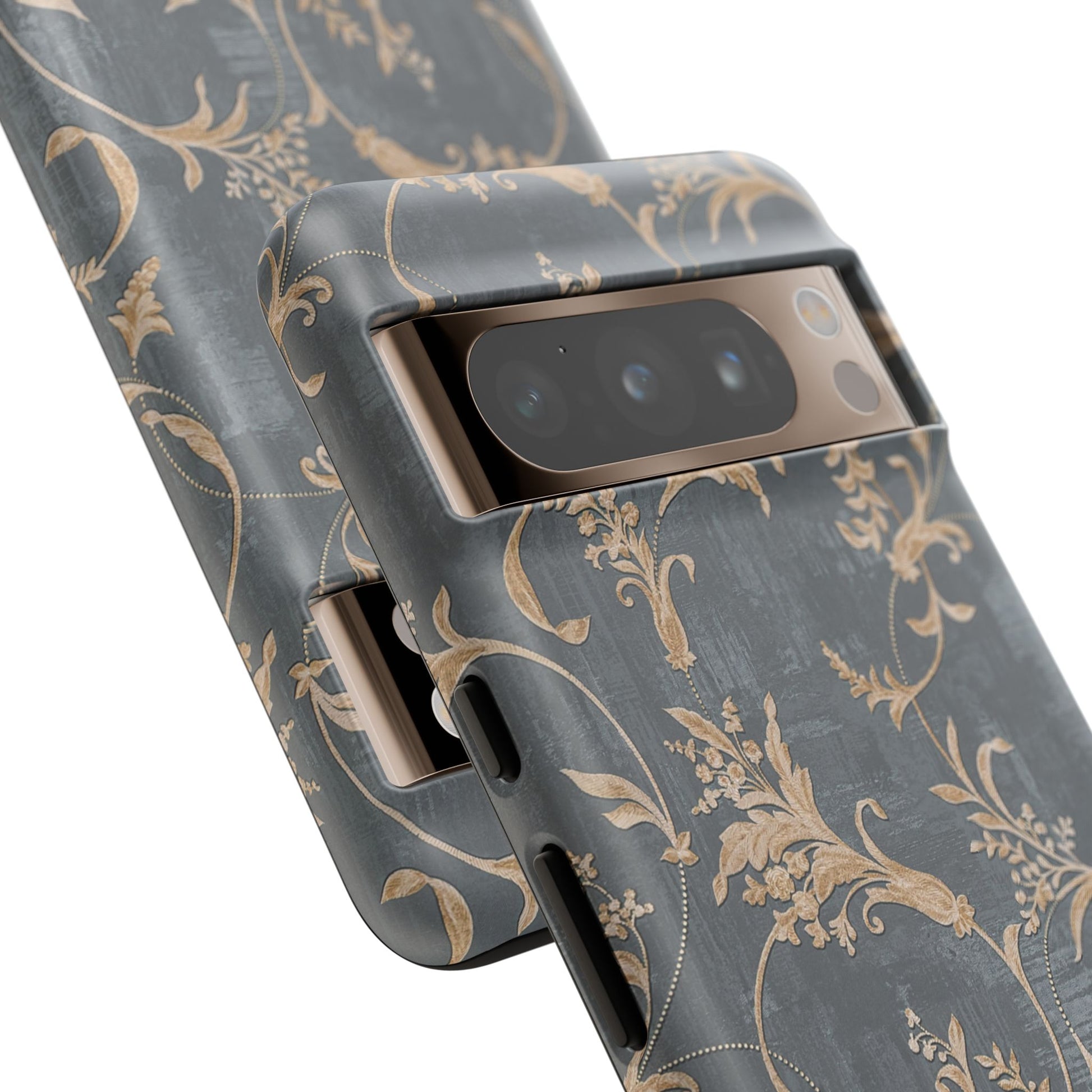 Old-Fashioned Flower Phone Case – Aesthetic Protective Cover for iPhone & Samsung - JGUS
