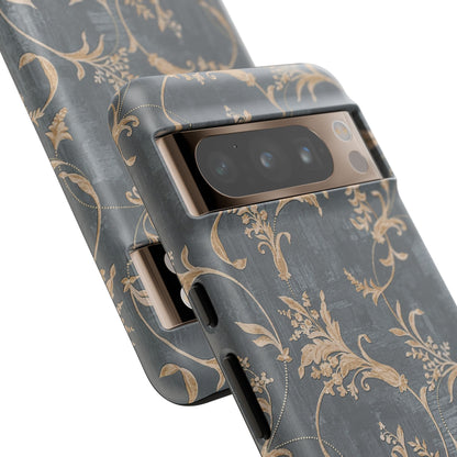 Old-Fashioned Flower Phone Case – Aesthetic Protective Cover for iPhone & Samsung - JGUS