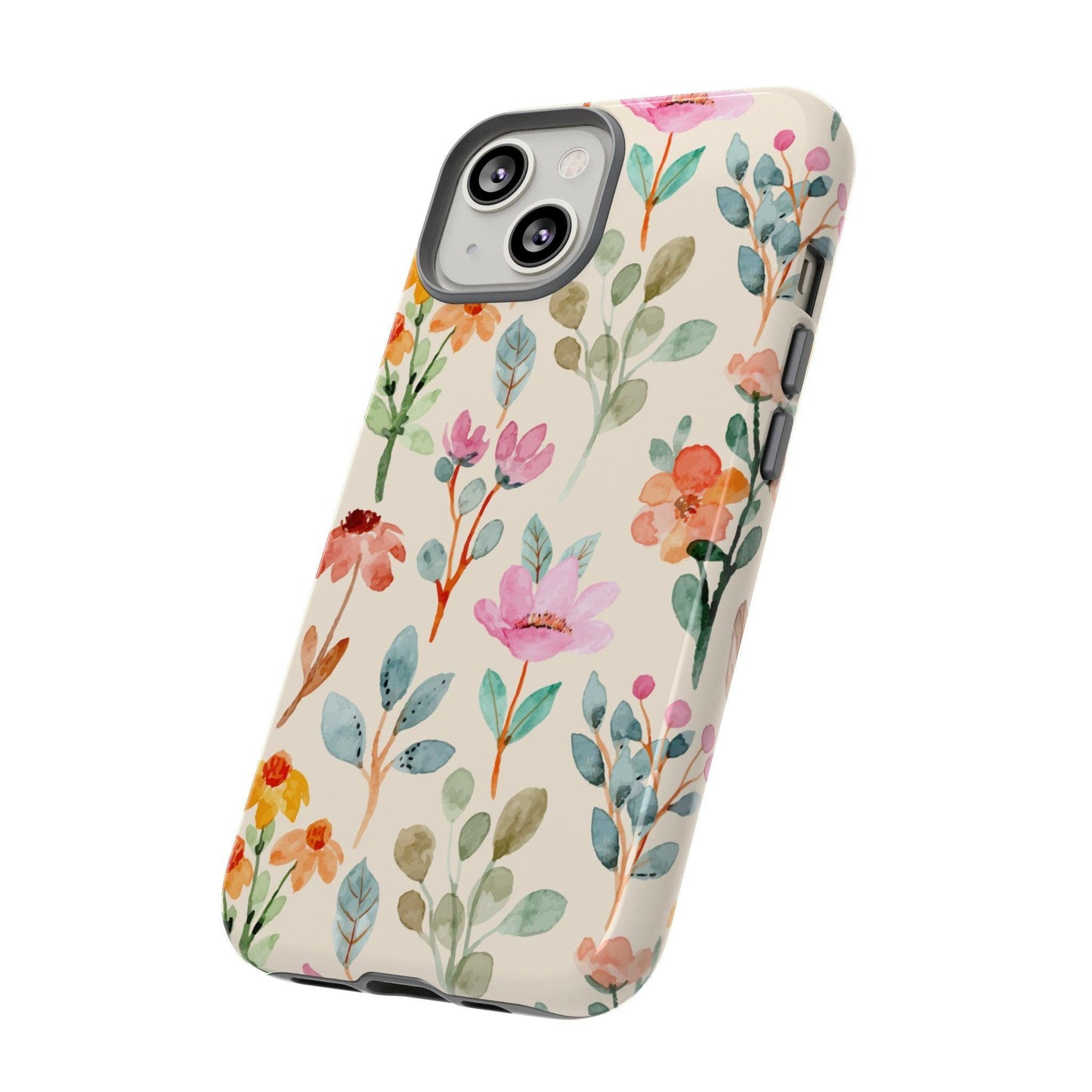 Petal Splash Watercolor Symphony Phone Case