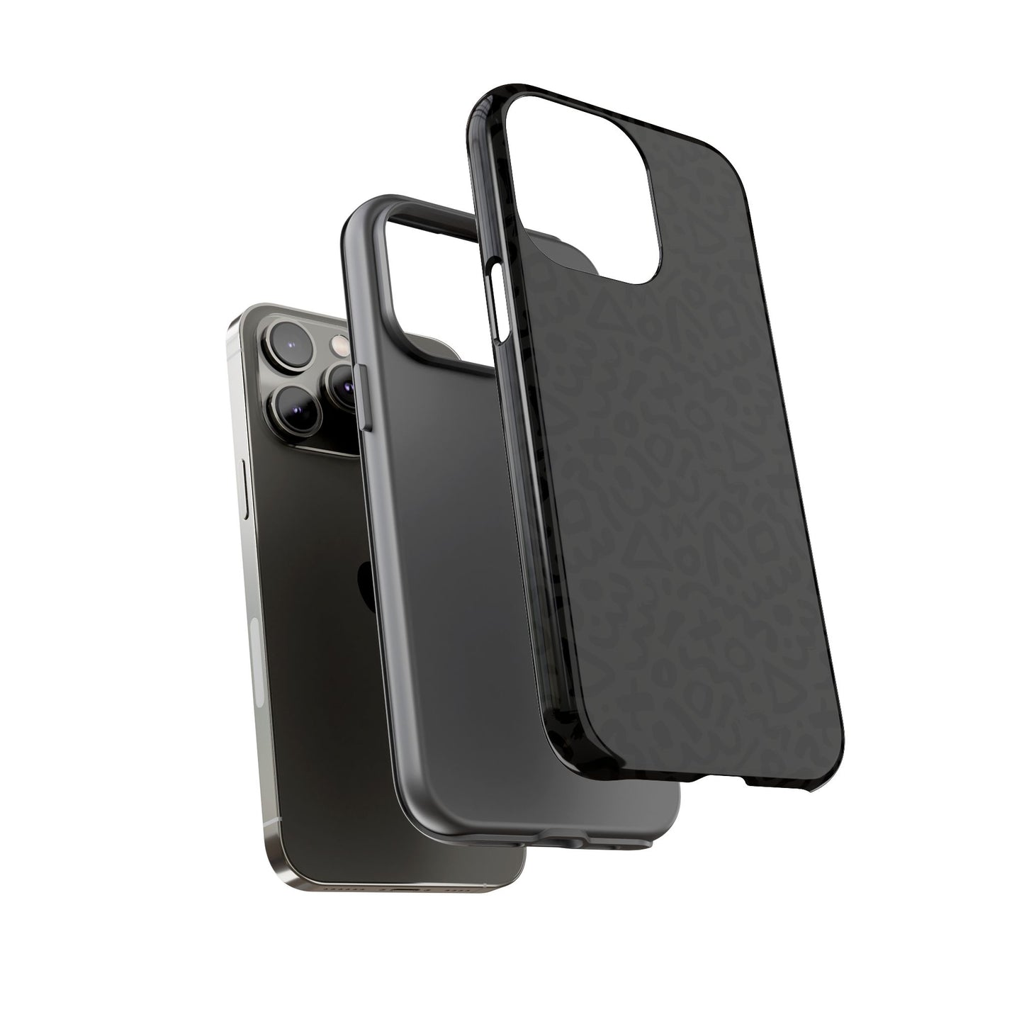 Retro Geometric Vibes Phone Case – 80s 90s Vintage Abstract Pattern for iPhone & Samsung - JGUS