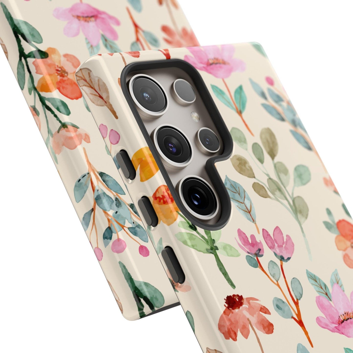 Petal Splash Watercolor Symphony Phone Case