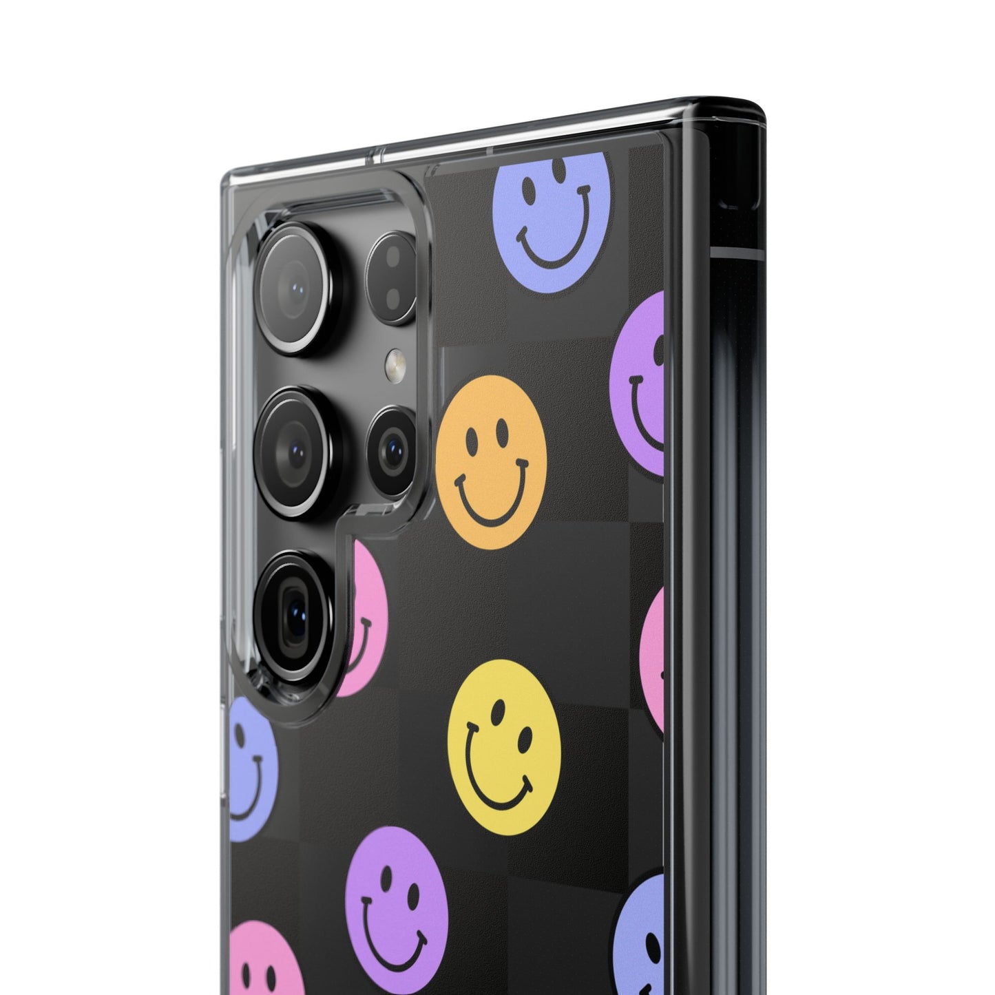 Happy Vibes Clear Phone Case