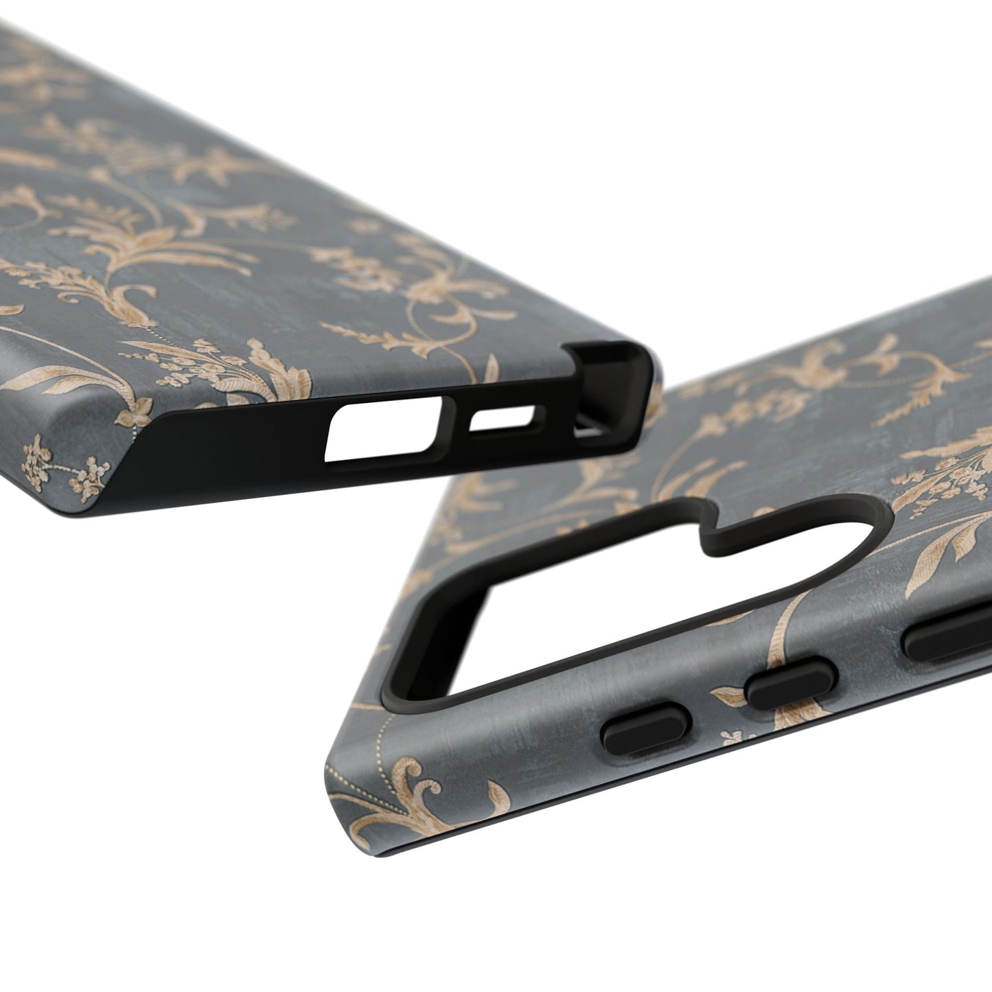 Old-Fashioned Flower Phone Case – Aesthetic Protective Cover for iPhone & Samsung - JGUS