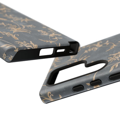 Old-Fashioned Flower Phone Case – Aesthetic Protective Cover for iPhone & Samsung - JGUS