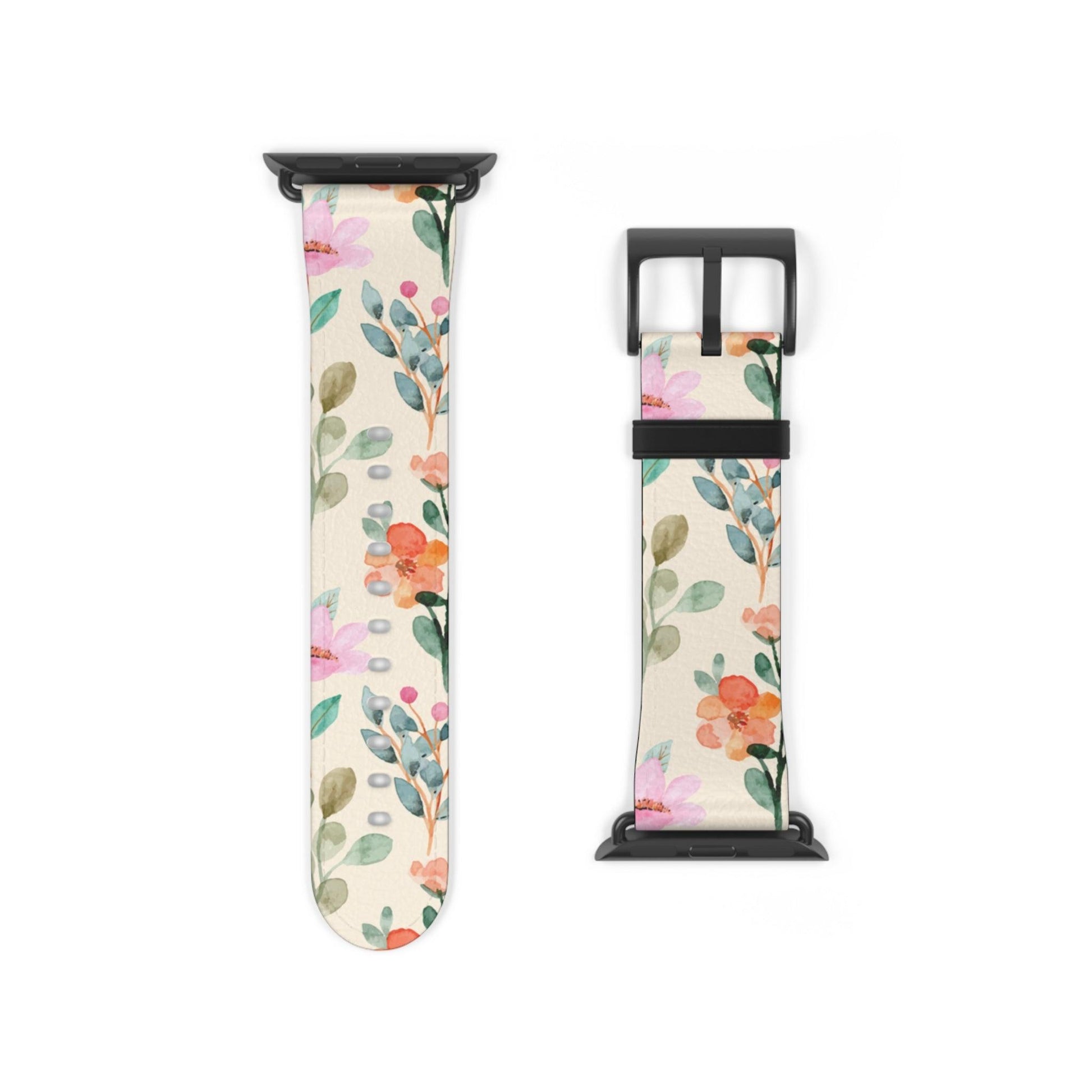 Petal Splash Watercolor Symphony Apple Watch Band - JGUS