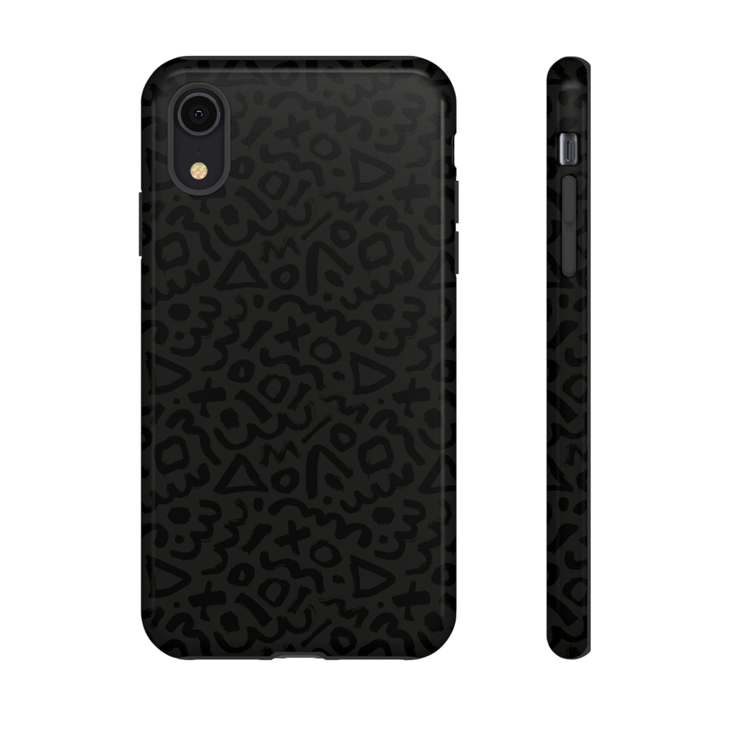 Retro Geometric Vibes Phone Case – 80s 90s Vintage Abstract Pattern for iPhone & Samsung - JGUS