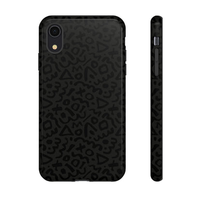 Retro Geometric Vibes Phone Case – 80s 90s Vintage Abstract Pattern for iPhone & Samsung - JGUS
