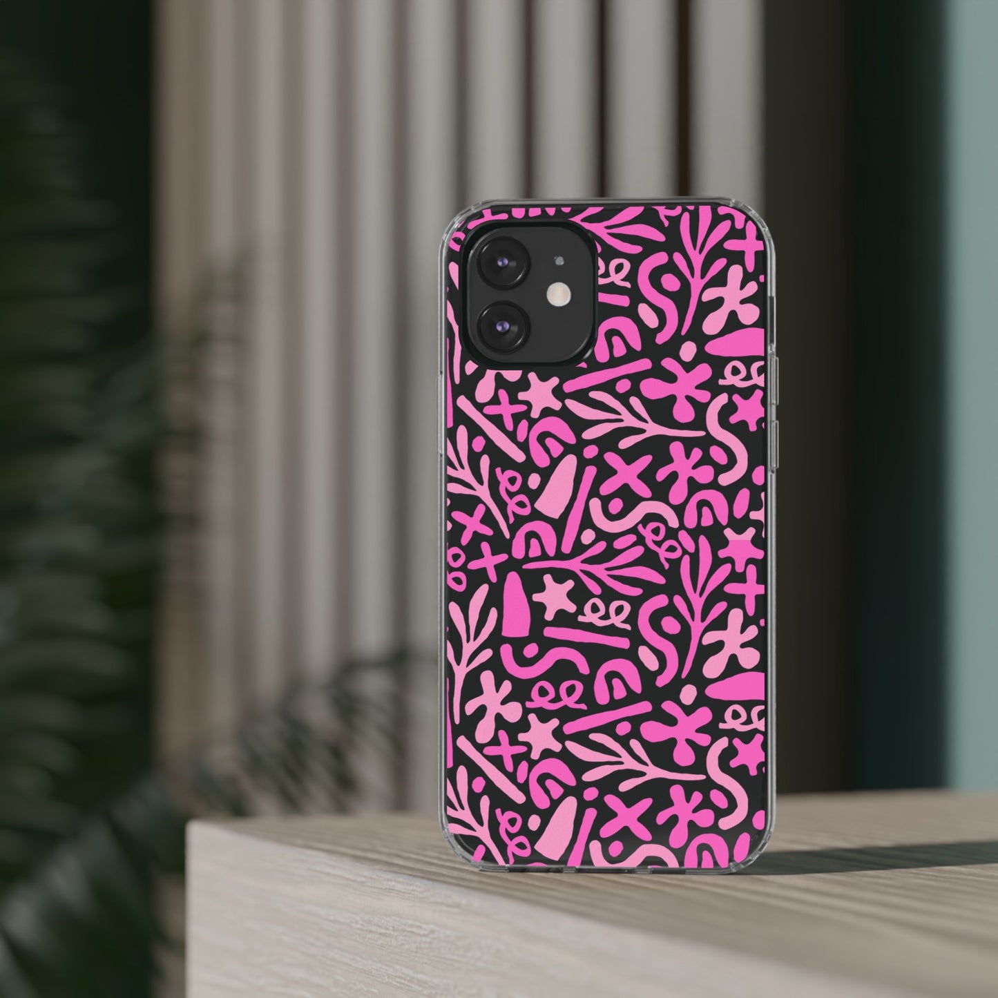 Abstract Vibes Clear Phone Case