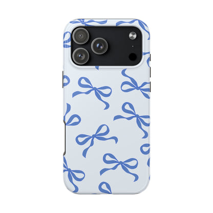 Vintage Blue Bow Phone Case