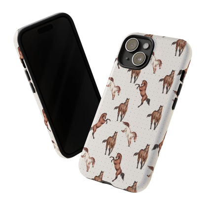 Wild Mustang Horse Pattern Phone Case – Stylish, Protective & Eco-Friendly - JGUS