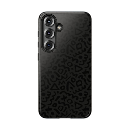 Retro Geometric Vibes Phone Case – 80s 90s Vintage Abstract Pattern for iPhone & Samsung - JGUS