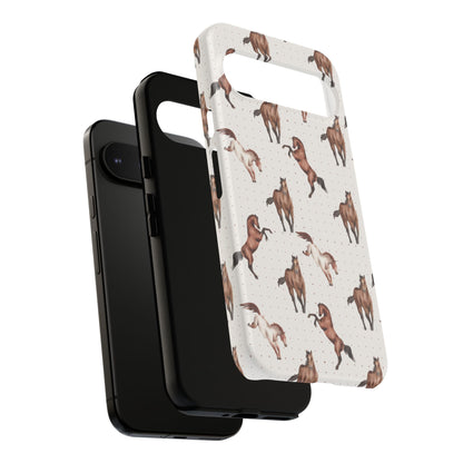 Wild Mustang Horse Pattern Phone Case – Stylish, Protective & Eco-Friendly - JGUS