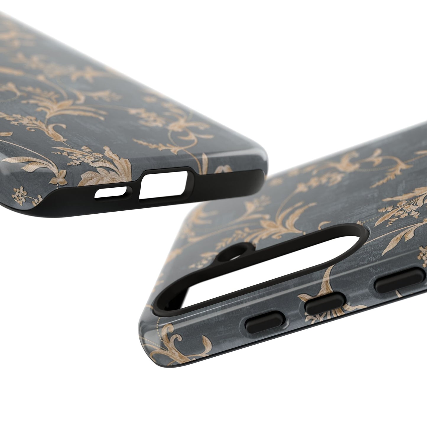 Old-Fashioned Flower Phone Case – Aesthetic Protective Cover for iPhone & Samsung - JGUS