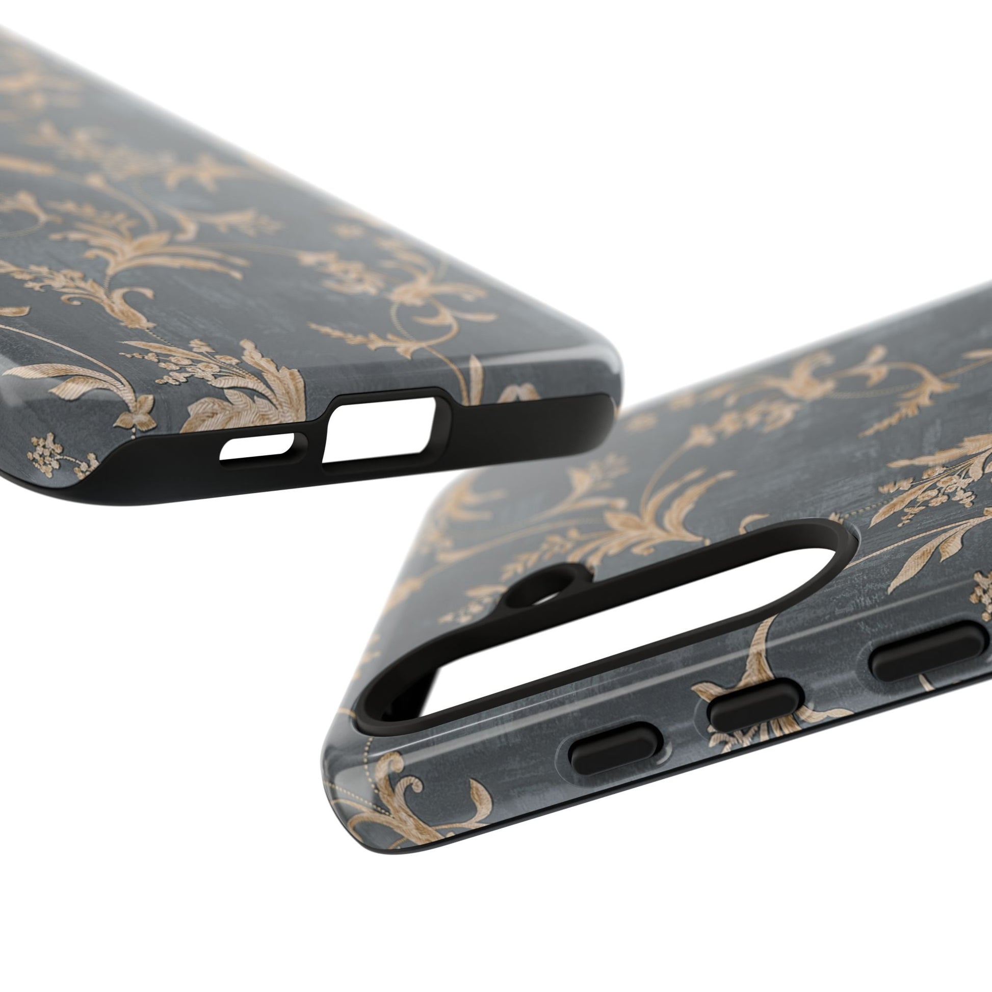 Old-Fashioned Flower Phone Case – Aesthetic Protective Cover for iPhone & Samsung - JGUS
