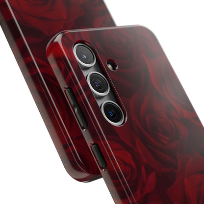 Velvet Rose - Burgundy Floral Phone Case